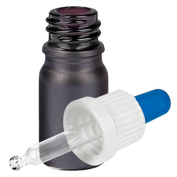 5ml Pipettenflasche weiß/blau Originalitätsverschluss BlackLine UT18/5 5ml Pipettenflasche weiß/blau Originalitätsverschluss BlackLine UT18/5