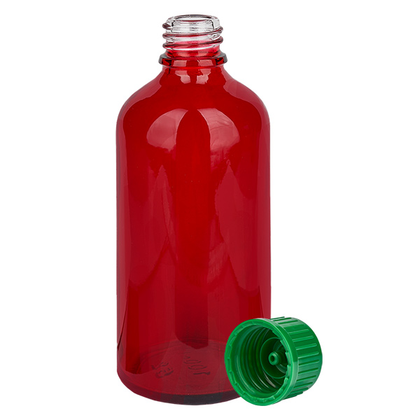 100ml Flasche 11mm Schraubverschluss grün Standard RedLine UT18/100 100ml Flasche 11mm Schraubverschluss grün Standard RedLine UT18/100