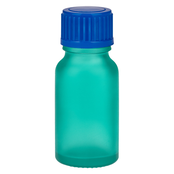 10ml Flasche 11mm Schraubverschluss blau Standard GreenLine UT18/10 10ml Flasche 11mm Schraubverschluss blau Standard GreenLine UT18/10