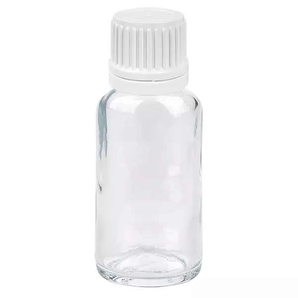 20ml Tropfflasche 0.7mm weiß Originalitätsverschluss ClearLine UT18/20 20ml Tropfflasche 0.7mm weiß Originalitätsverschluss ClearLine UT18/20