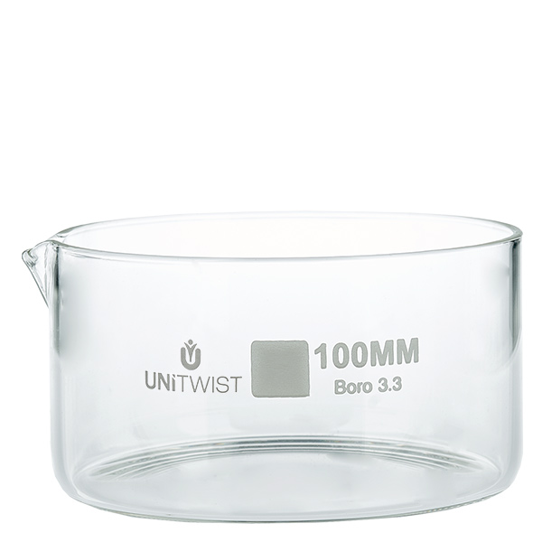 Kristallisierschale ø100mm Borosilikatglas UNiTWIST Kristallisierschale ø100mm Borosilikatglas UNiTWIST