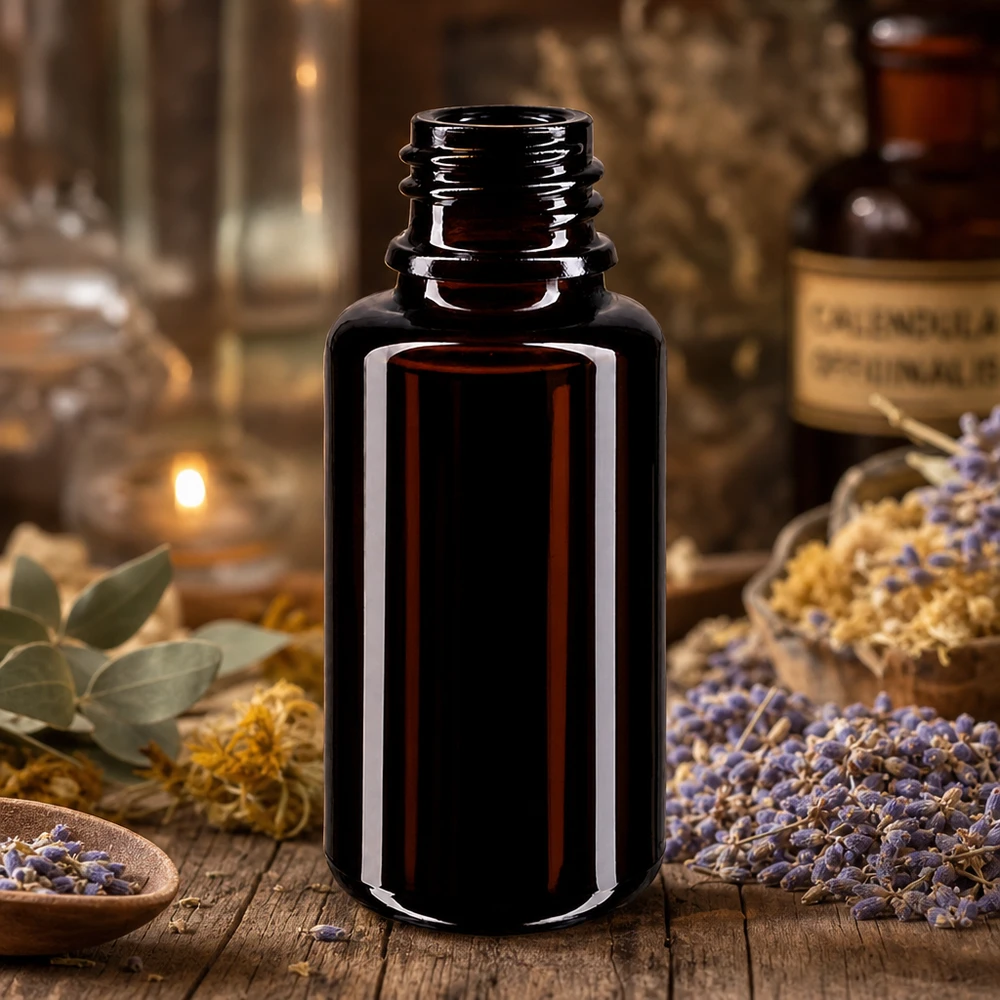 Tropfflasche Orion 20ml aus robustem Miron Violettglas für langfristige Lagerung