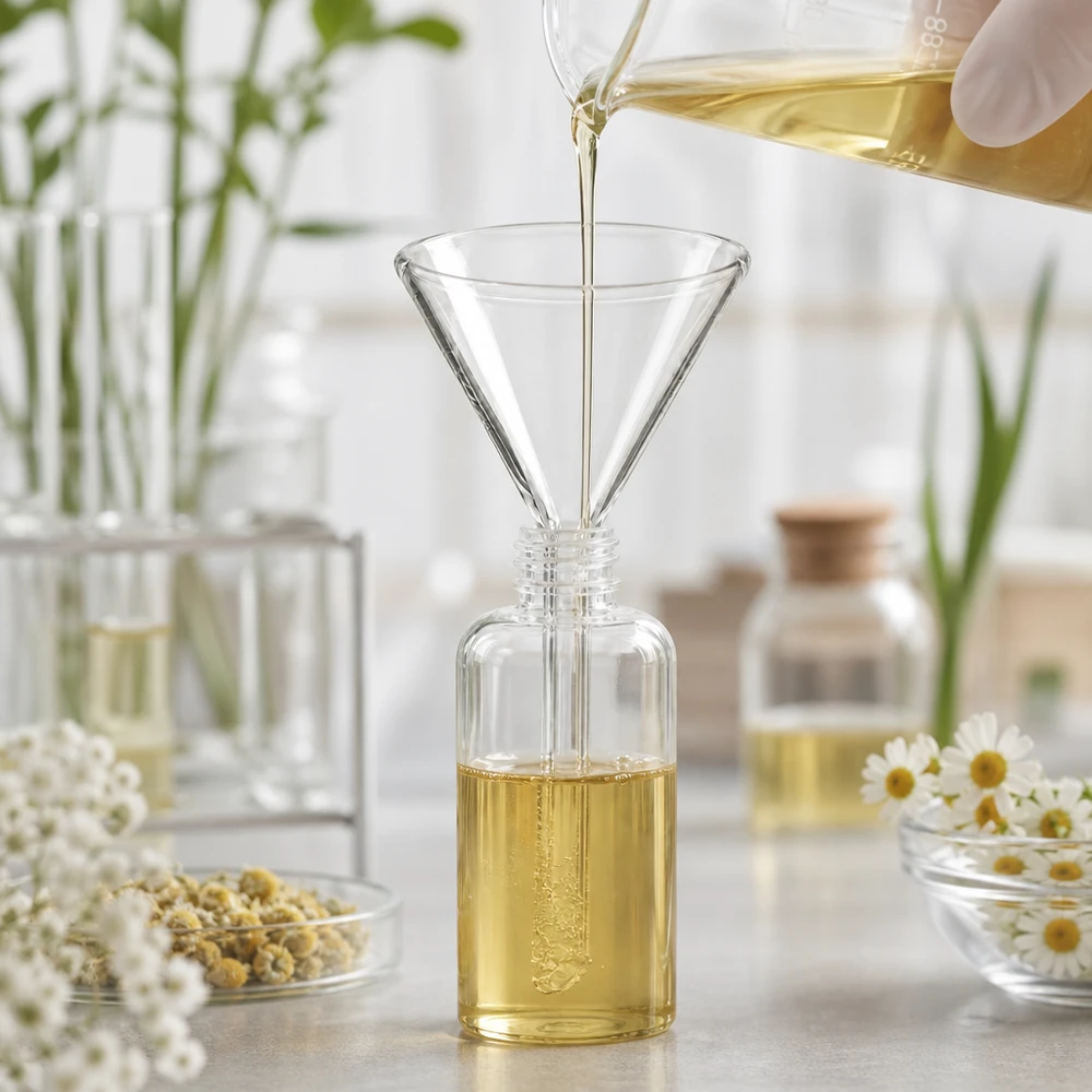 Hochweriger 60-Grad-Trichter aus Kalk-Soda-Glas 50mm für Analytik und Forschung
