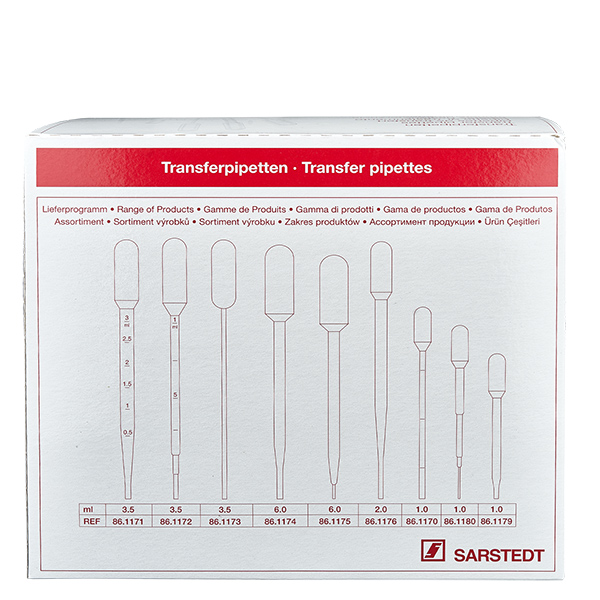 3.5ml Transferpipette (155x15mm) mit Graduierung 3.5ml Transferpipette (155x15mm) mit Graduierung
