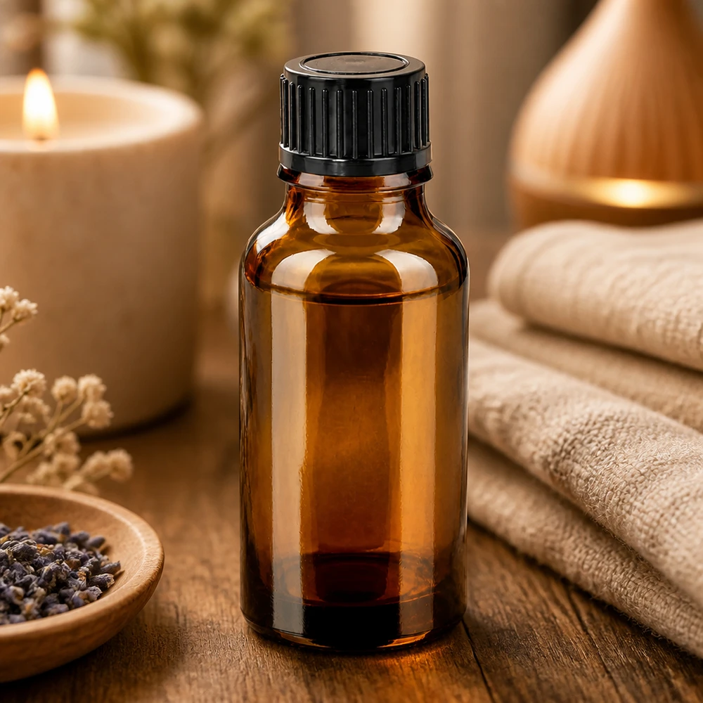 20ml Flasche 11mm Schraubverschluss schwarz Standard BrownLine UT18/20 20ml Vorratsflasche aus braunem Glas mit luftdichtem schwarzen Deckel für lange Haltbarkeit
