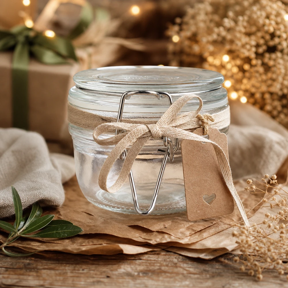 200ml Vorratsglas mit Silikonring und Bügelverschluss UNiTWIST Funktionales 200ml Vorratsbehältnis aus Glas mit praktischem Klappverschluss für optimale Frischhaltung