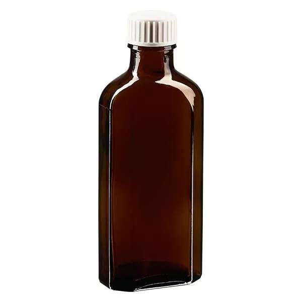 100 ml Meplat braun Schraubverschluss mit PE-Schaumeinlage 100 ml Meplat braun Schraubverschluss mit PE-Schaumeinlage