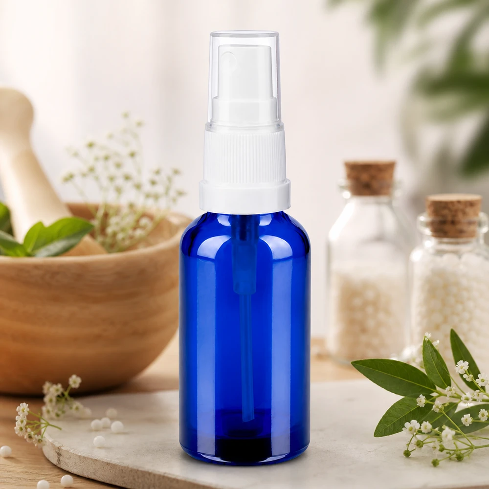 30ml Sprayflasche mit weißem Zerstäuber ideal für hausgemachte Gesichtswasser und Tonika
