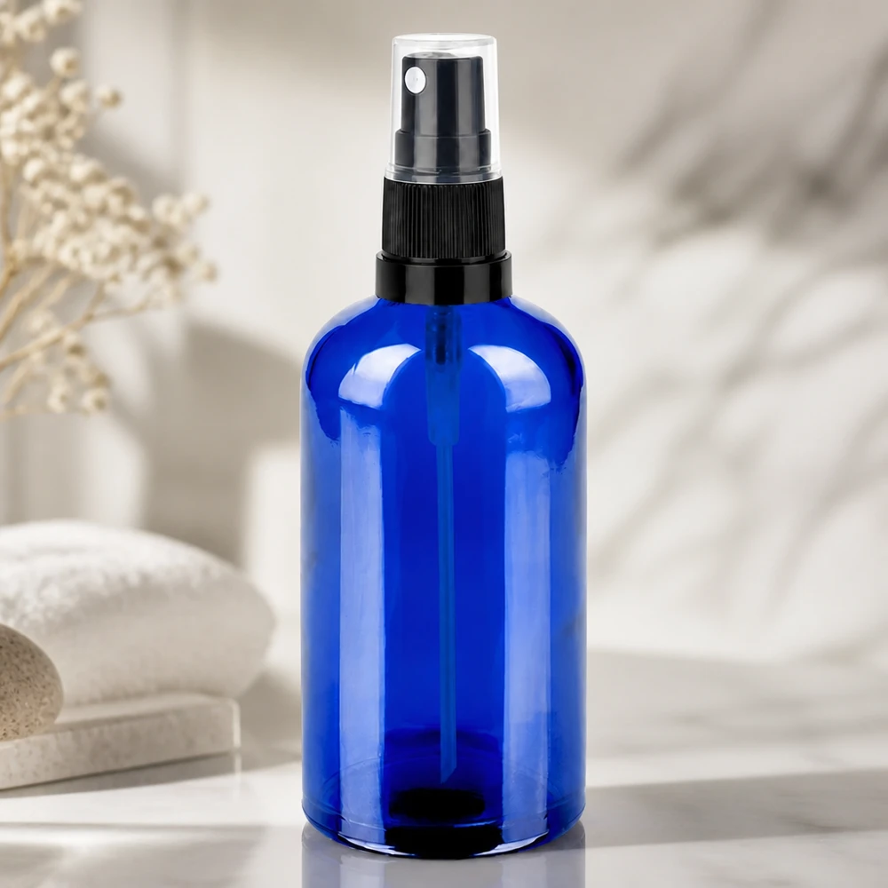 100ml Sprayflaschwarz schwarz/transparent Standardverschluss BlueLine UT18/100