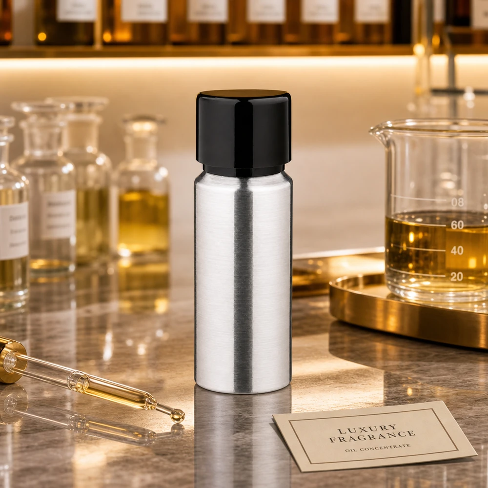 Tragbare 20ml Aluflasche mit kratzfester Oberfläche optimal für Reise und mobile Nutzung