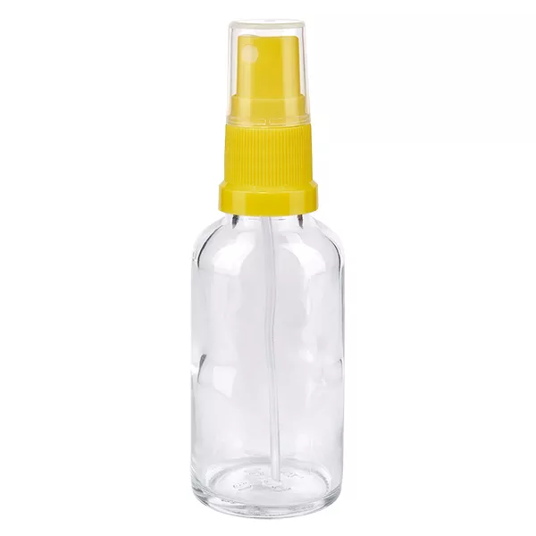 30ml Sprayflasche gelb/transparent Standardverschluss ClearLine UT18/30