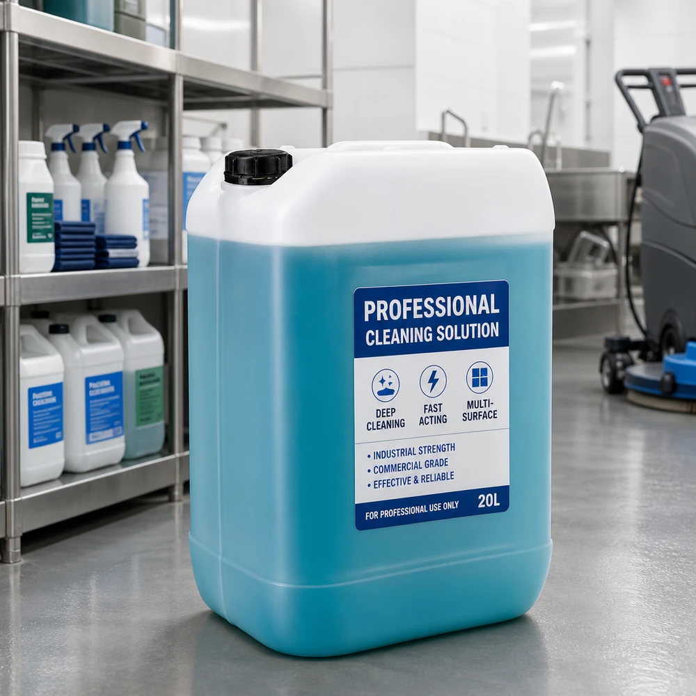 Kanister 25 Liter mit Schraubverschluss Originalitätsverschluss Kanister 25 Liter mit kindersicherem OV-Verschluss für professionelle Reinigungslösungen