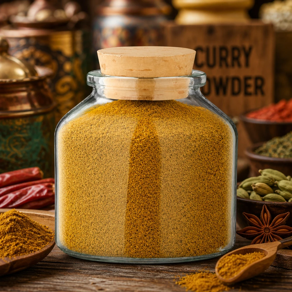 Gewürzglas Idee: Round 100ml klar inkl. Korken 22/26 Gewürzaufbewahrung Round 100ml Glas klar mit Korken für Currypulver im Gewürzregal