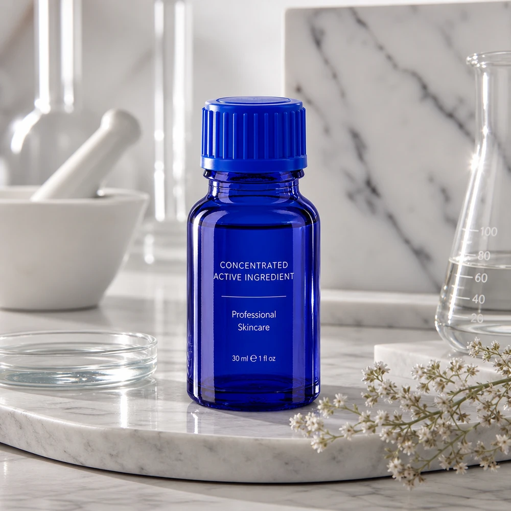 10ml Premium Glasflasche in Kobaltblau für DIY Kosmetik und selbstgemischte Tinkturen