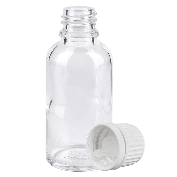 30ml Tropfflasche 0.7mm weiß Originalitätsverschluss ClearLine UT18/30 30ml Tropfflasche 0.7mm weiß Originalitätsverschluss ClearLine UT18/30