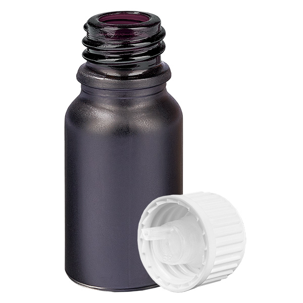 10ml Tropfflasche 0.9mm weiß Standardverschluss BlackLine UT18/10 10ml Tropfflasche 0.9mm weiß Standardverschluss BlackLine UT18/10