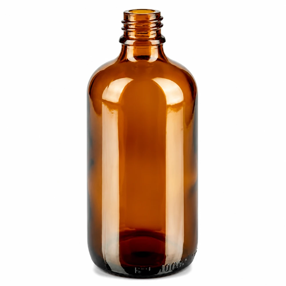 Professionelle 100ml Braunglasverpackung mit 11mm Öffnung für Arzneimittel und Extrakte