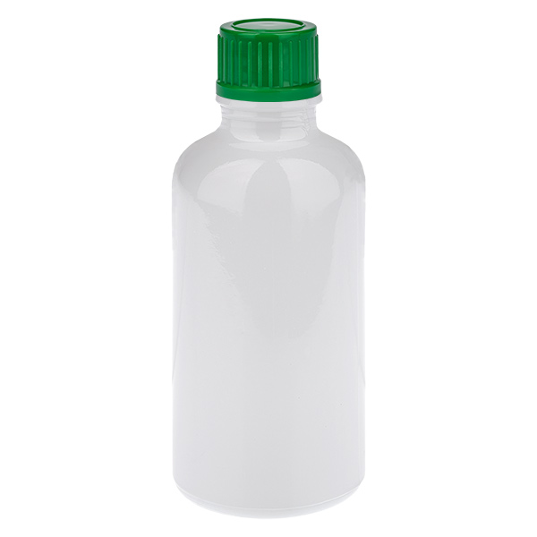 50ml Flasche 11mm Schraubverschluss grün Standard WhiteLine UT18/50