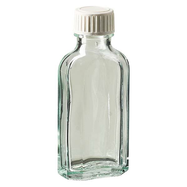 50 ml Meplat klar Schraubverschluss mit PE-Schaumeinlage 50 ml Meplat klar Schraubverschluss mit PE-Schaumeinlage
