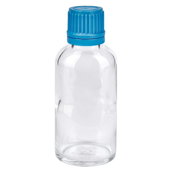 30ml Flasche 11mm Schraubverschluss blau Originalitätsverschluss ClearLine UT18/30 30ml Flasche 11mm Schraubverschluss blau Originalitätsverschluss ClearLine UT18/30