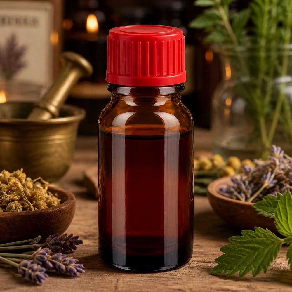 10ml Flasche 11mm Schraubverschluss rot Standard BrownLine UT18/10 10ml STD BrownLine Flasche mit rotem Schraubdeckel für sichere Lagerung empfindlicher Substanzen