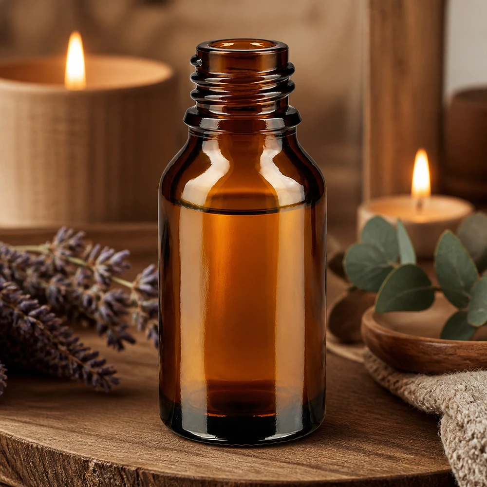 30ml Glasflasche braun hohe Form - vielseitig einsetzbar für Kosmetik und Pharmazie