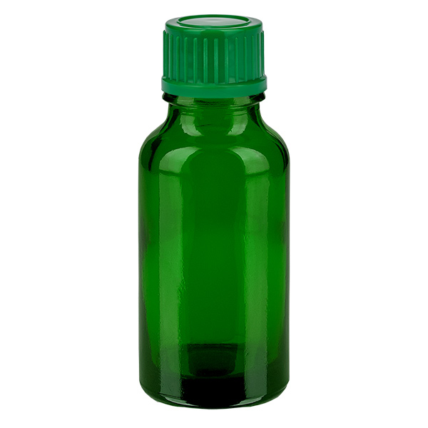 20ml Flasche 11mm Schraubverschluss grün Standard GreenLine UT18/20