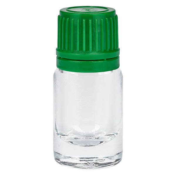 5ml Flasche 11mm Schraubverschluss grün Originalitätsverschluss ClearLine UT18/5
