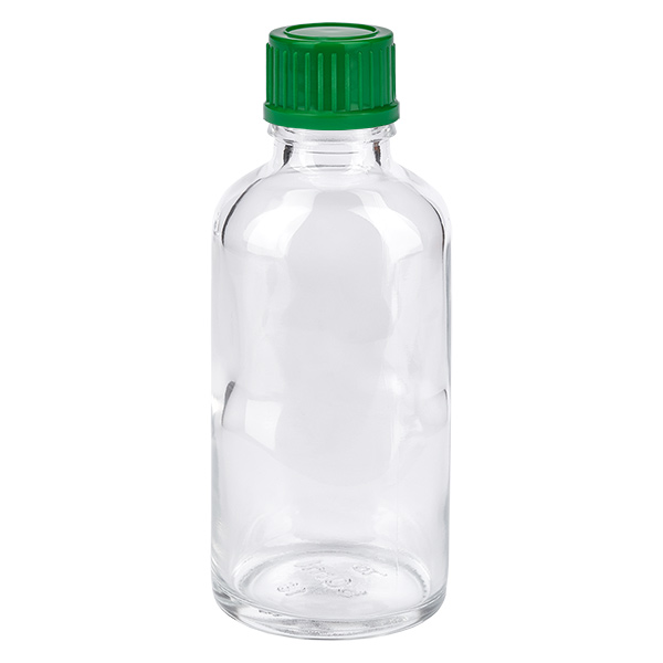 50ml Flasche 11mm Schraubverschluss grün Standard ClearLine UT18/50 50ml Flasche 11mm Schraubverschluss grün Standard ClearLine UT18/50