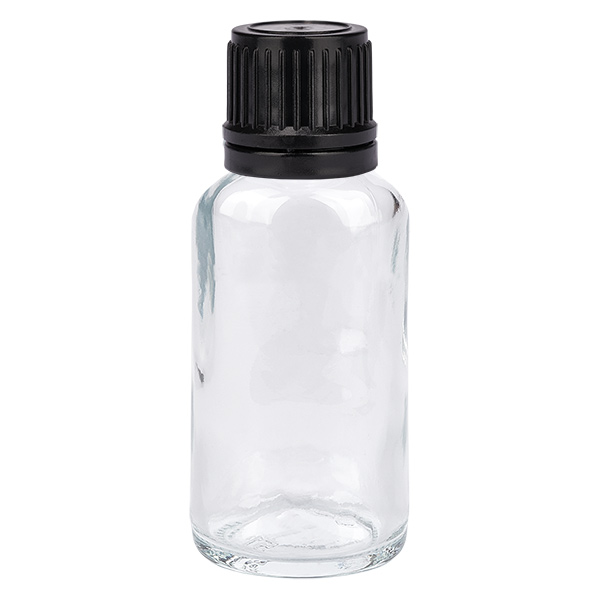 20ml Flasche 11mm Schraubverschluss schwarz Originalitätsverschluss ClearLine UT18/20 20ml Flasche 11mm Schraubverschluss schwarz Originalitätsverschluss ClearLine UT18/20