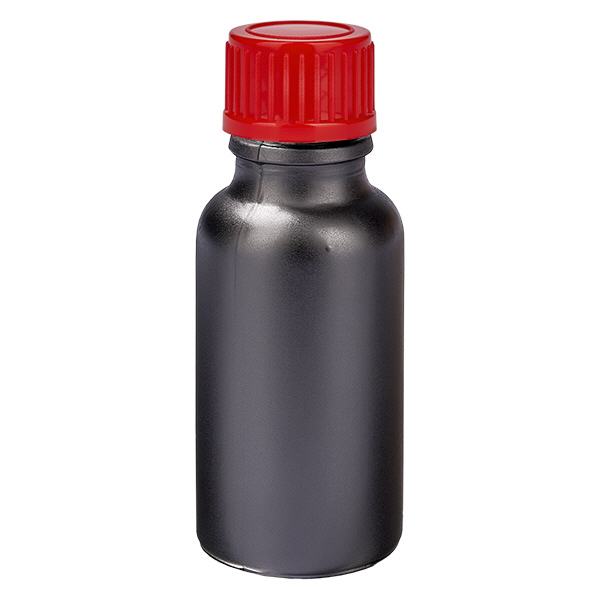 20ml Flasche 11mm Schraubverschluss rot Standard BlackLine UT18/20