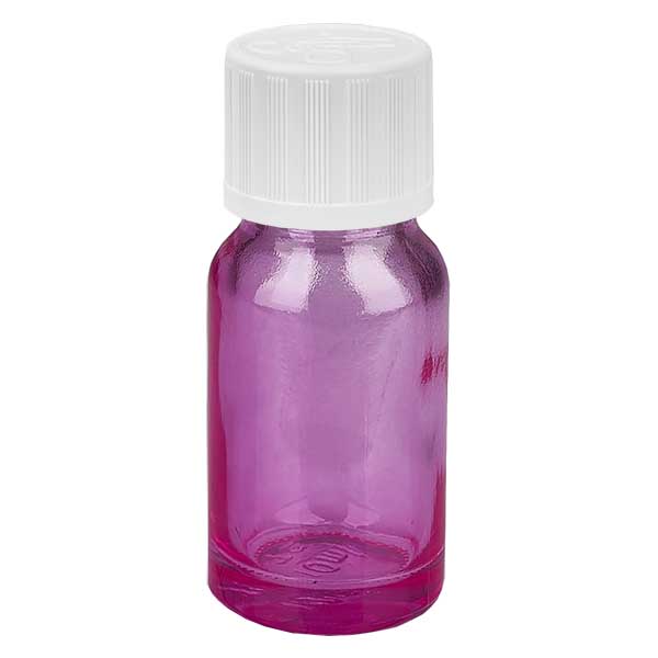 10ml Flasche 11mm Schraubverschluss weiß Standard Kindersicher PurpleLine UT18/10