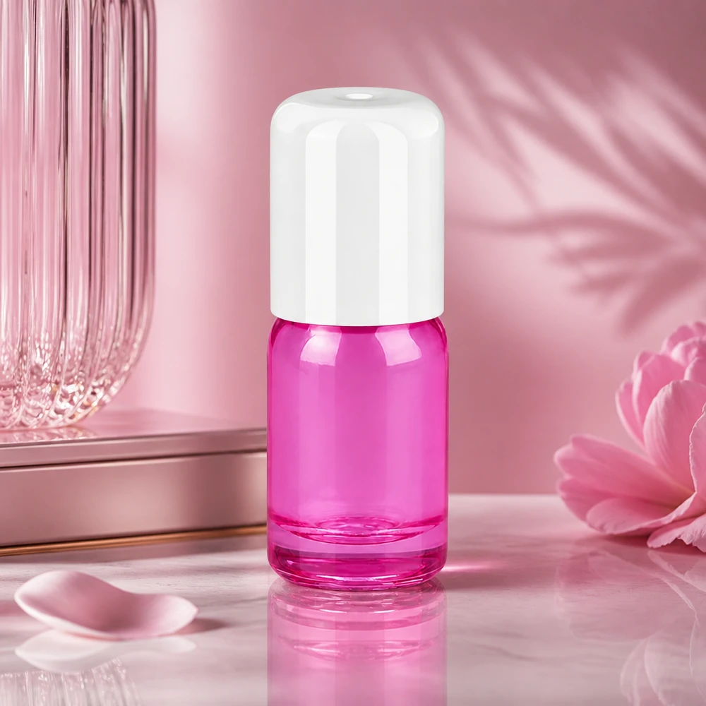 Wiederbefüllbare 5ml Roll-On Flasche mit Kugelverschluss für nachhaltige Parfum-Nutzung