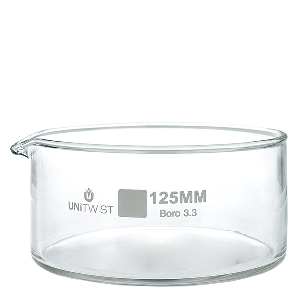 Kristallisierschale ø125mm Borosilikatglas UNiTWIST Kristallisierschale ø125mm Borosilikatglas UNiTWIST