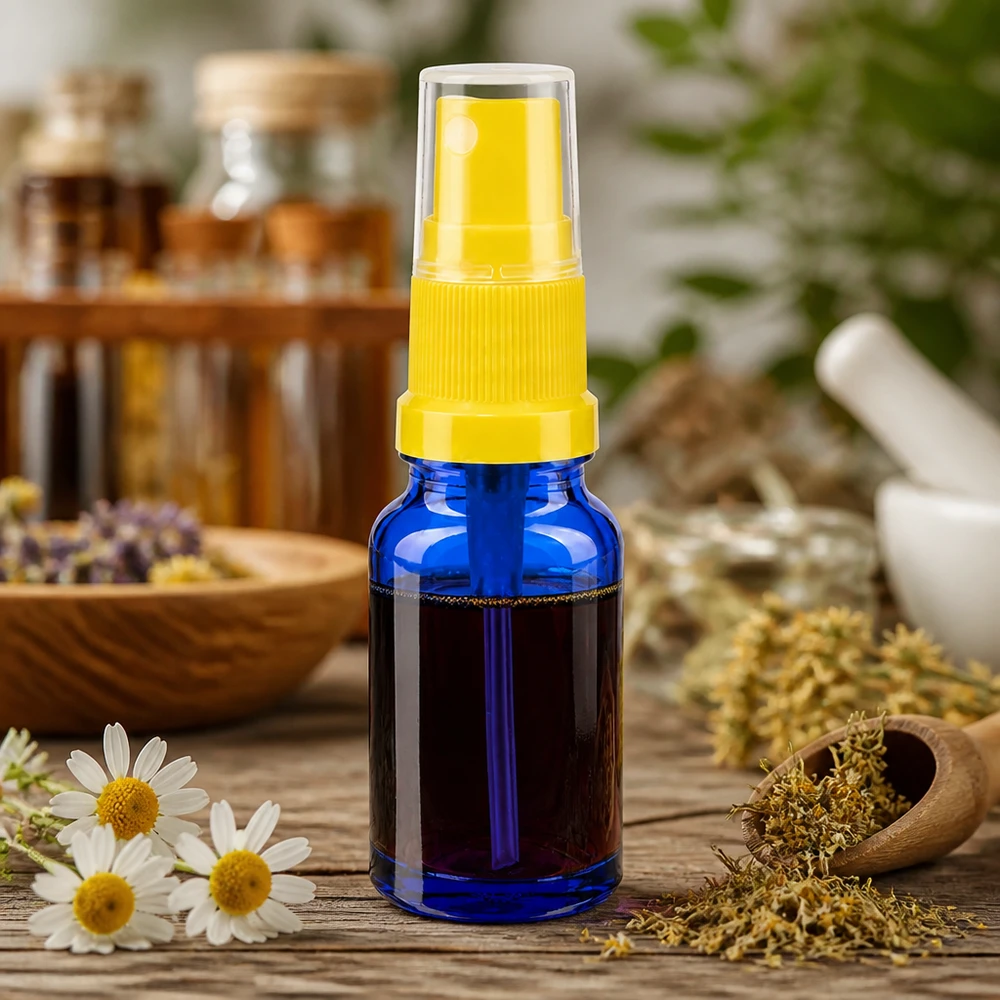 Vielseitige 10ml Sprühflasche mit Pumpzerstäuber für Reise und unterwegs BlueLine UT18 10