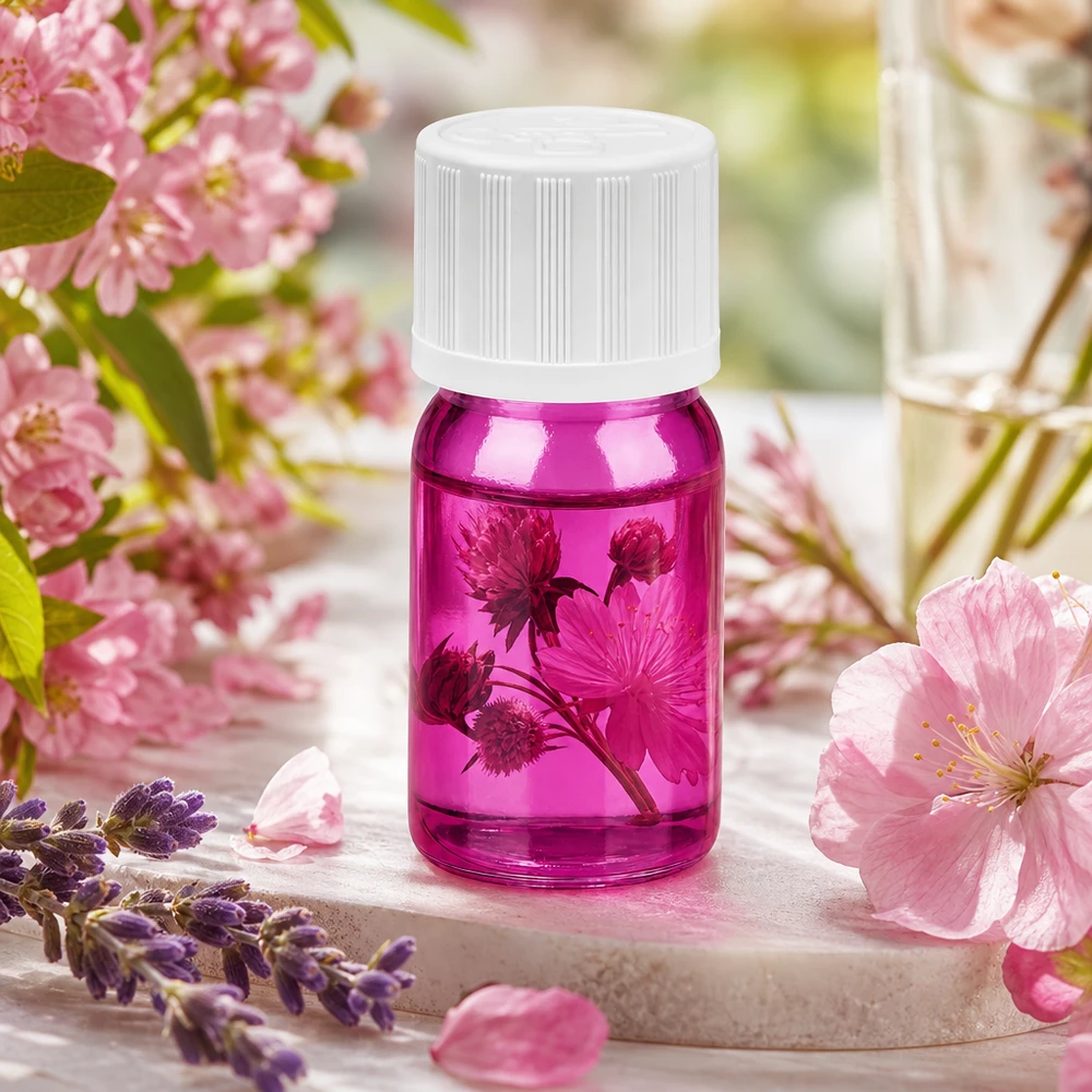 5ml Tropfflasche Purple mit weißem Sicherheitsverschluss für pharmazeutische Anwendungen