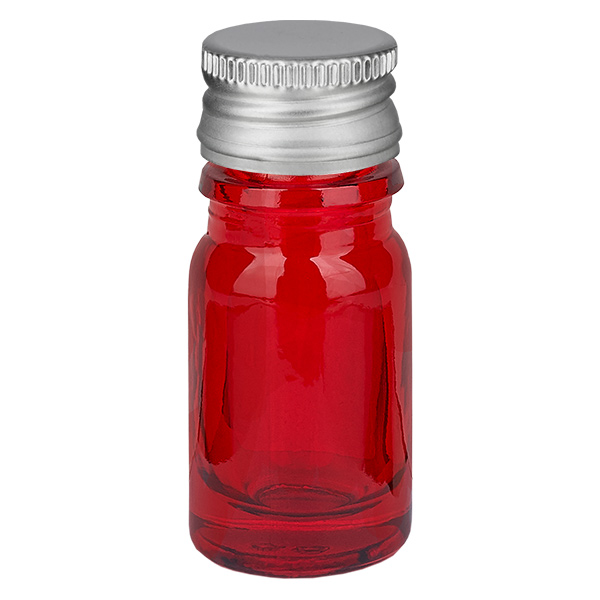 5ml Flasche 11mm Schraubverschluss Alu-Silber Standard RedLine UT18/5