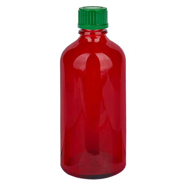 100ml Flasche 11mm Schraubverschluss grün Standard RedLine UT18/100