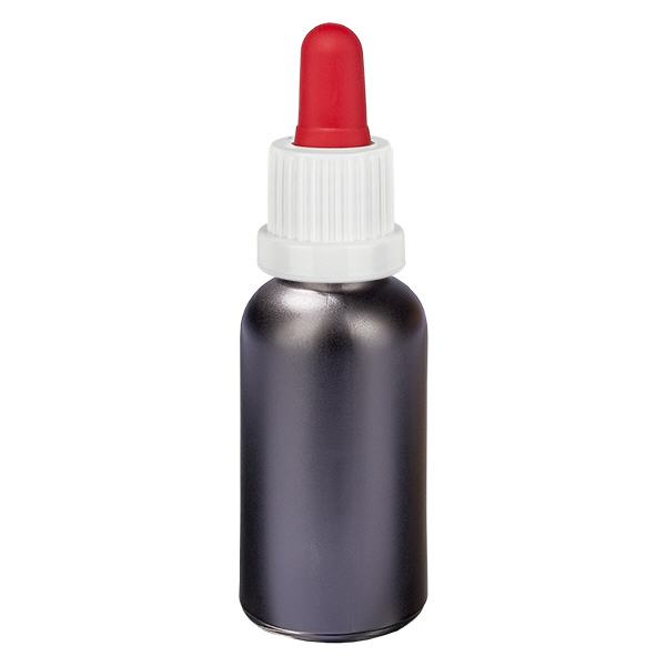 30ml Pipettenflasche weiß/rot Originalitätsverschluss BlackLine UT18/30 30ml Pipettenflasche weiß/rot Originalitätsverschluss BlackLine UT18/30