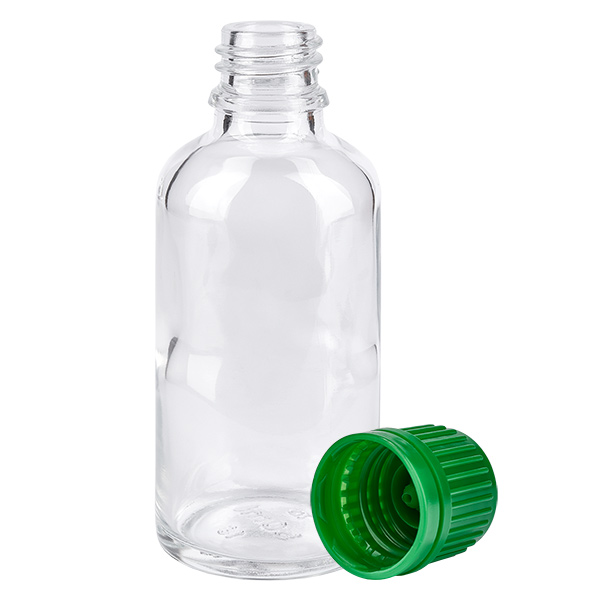 50ml Flasche 11mm Schraubverschluss grün Originalitätsverschluss ClearLine UT18/50 50ml Flasche 11mm Schraubverschluss grün Originalitätsverschluss ClearLine UT18/50
