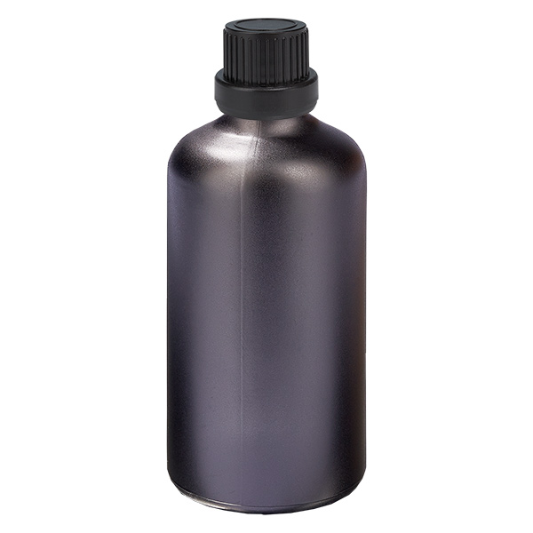 100ml Flasche 11mm Schraubverschluss schwarz Originalitätsverschluss BlackLine UT18/100 100ml Flasche 11mm Schraubverschluss schwarz Originalitätsverschluss BlackLine UT18/100
