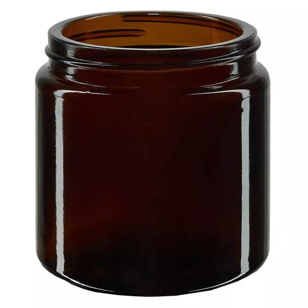120ml Glastiegel. braun ohne Deckel, Gewinde 58mm/R3 ApoGlas 120ml Glastiegel. braun ohne Deckel, Gewinde 58mm/R3 ApoGlas