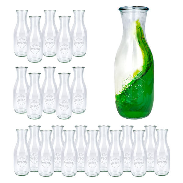 24er Set Weck Gläser 1062ml Saftflasche 24er Set Weck Gläser 1062ml Saftflasche