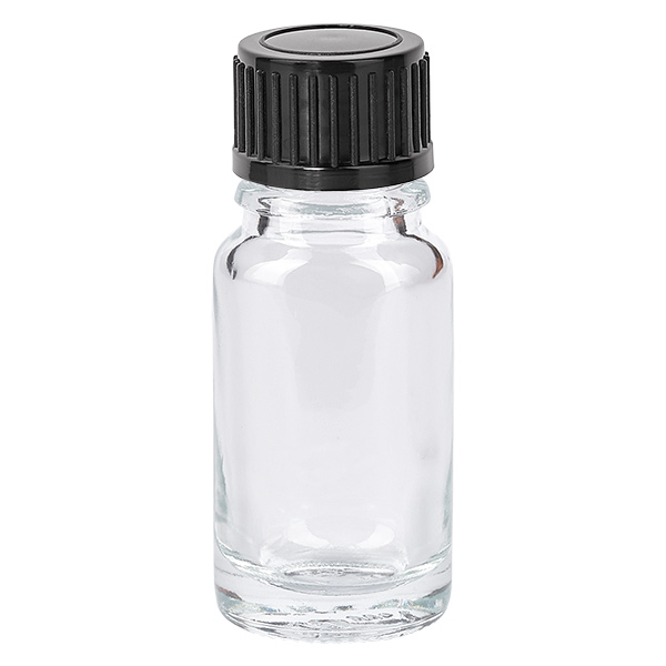 10ml Flasche 11mm Schraubverschluss schwarz Standard ClearLine UT18/10 10ml Flasche 11mm Schraubverschluss schwarz Standard ClearLine UT18/10
