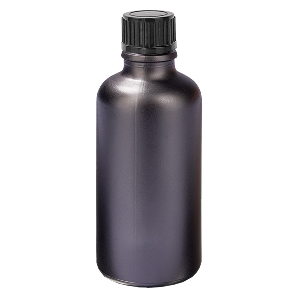 50ml Flasche 11mm Schraubverschluss schwarz Standard BlackLine UT18/50 50ml Flasche 11mm Schraubverschluss schwarz Standard BlackLine UT18/50
