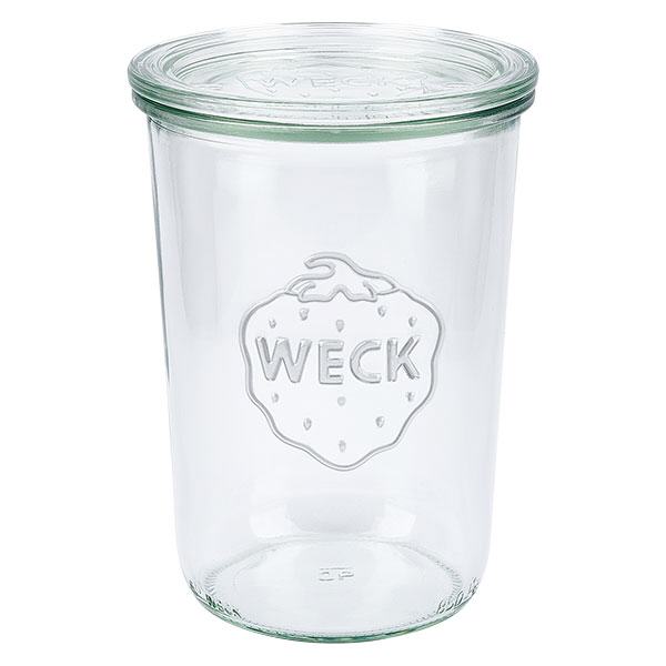 850ml Sturzglas mit Glasdeckel WECK RR100