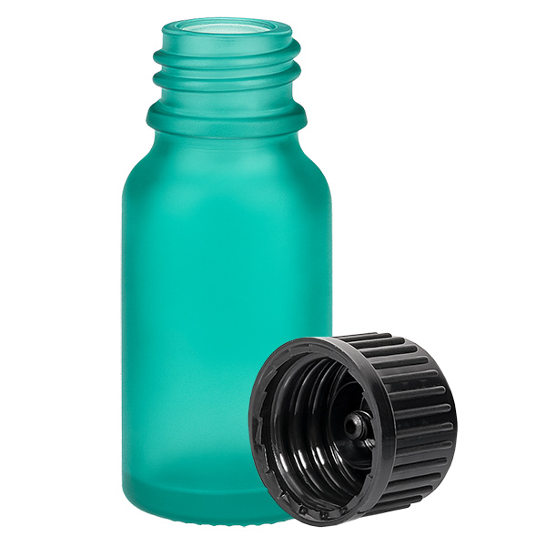 10ml Flasche 11mm Schraubverschluss schwarz Standard GreenLine UT18/10 10ml Flasche 11mm Schraubverschluss schwarz Standard GreenLine UT18/10