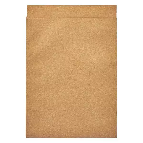 Flachbeutel braun (100er Pack) 150x200mm/50 g/m²