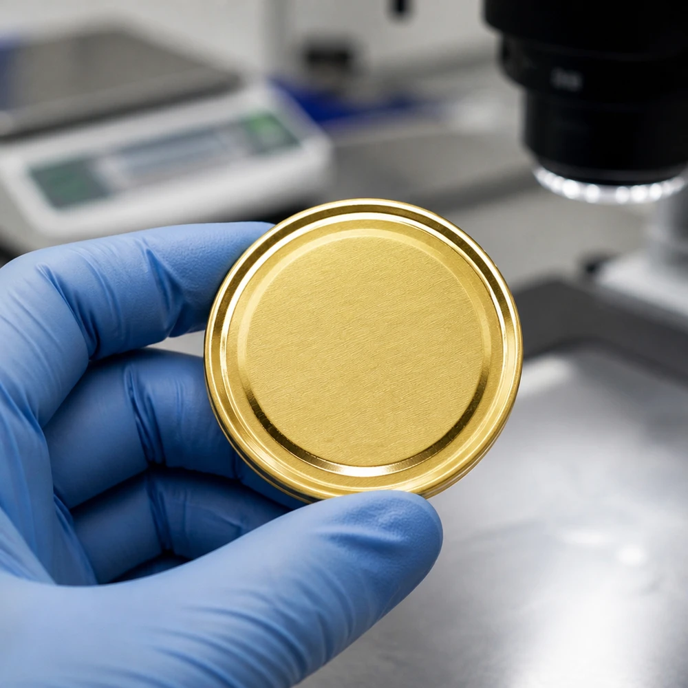 UNiTWIST Einmachdeckel gold TO82 Rillenstruktur Metalldeckel BioSeal BPA-NI unitemp