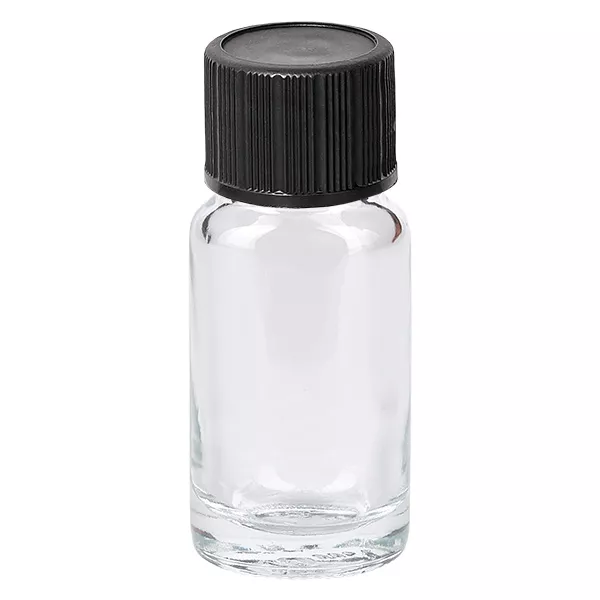 10ml Tropfflasche 1mm schwarz Standardverschluss ClearLine UT18/10 10ml Tropfflasche 1mm schwarz Standardverschluss ClearLine UT18/10